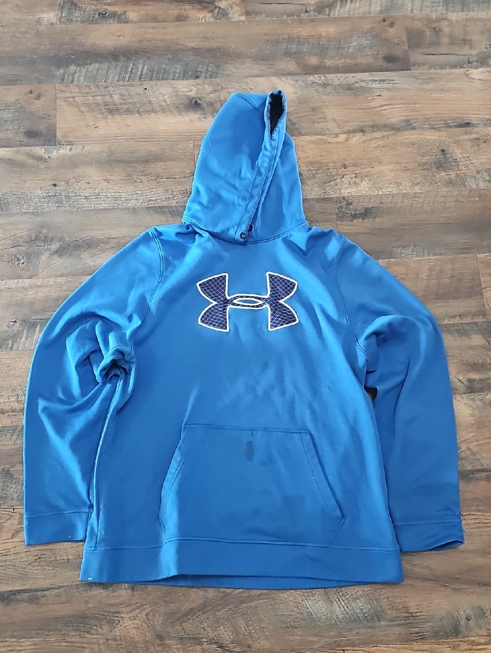 Under Armour Bright Blue Logo Hoodie